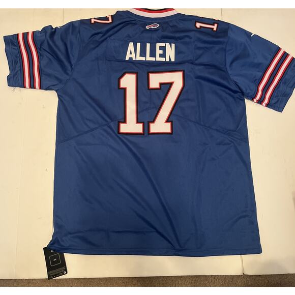 Buffalo Bills Nike NFL On Field Jersey #17 Josh Allen Player Size L. SUPER BOWL - Picture 8 of 8